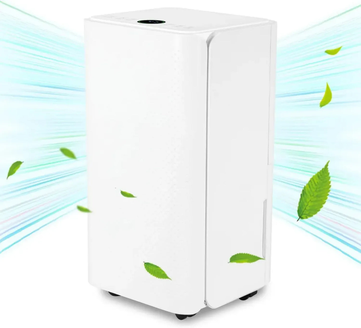 Déshumidificateur 16L/24H pour Pièce 160 m³ avec 4 Modes, Indicateur de Température, Tuyau de Vidange et Minuterie