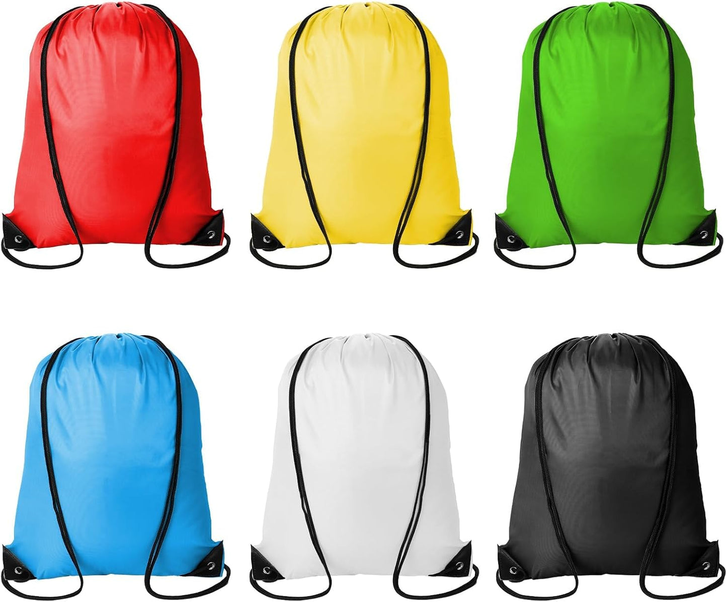 Sac de sport à cordon: pour enfant, grande capacité, 6 Pièces