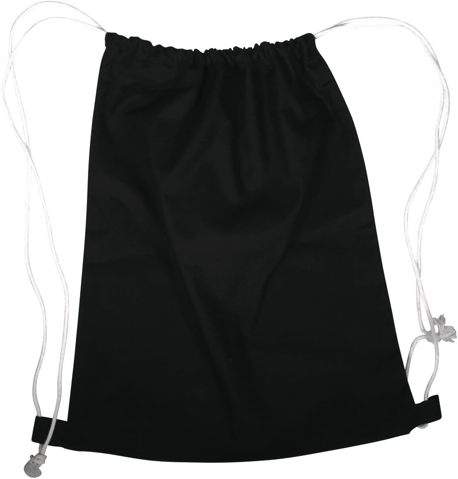 Sac de sport à cordon — 38 × 42 cm, noir
