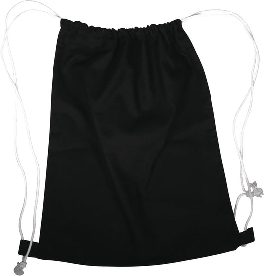 Sac de sport à cordon — 38 × 42 cm, noir