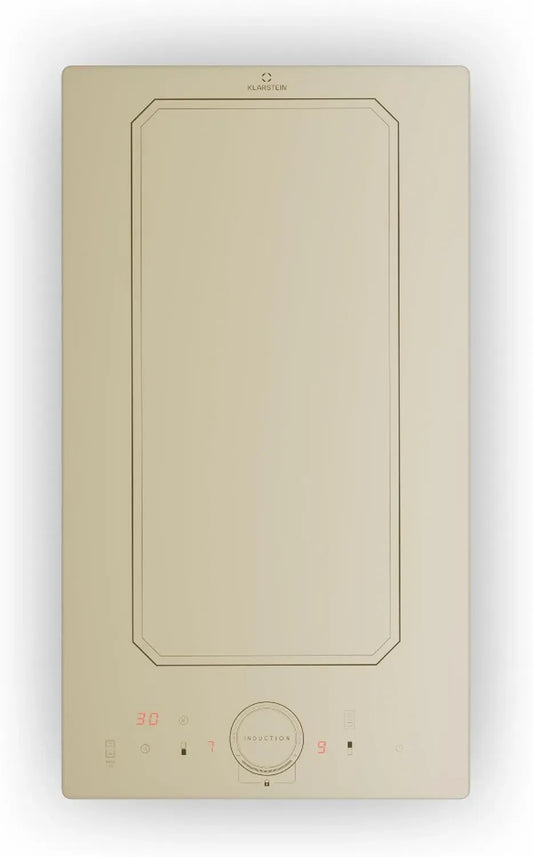 Klarstein Plaque à Induction Double, 2 Zones de Cuisson, 3500W x2, Commande Tactile, Affichage LED, Minuterie, 240V
