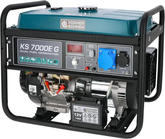 Générateur Électrique Hybride KS 7000E avec Moteur EURO-V, 5500W, 230V, Enroulement Cuivre