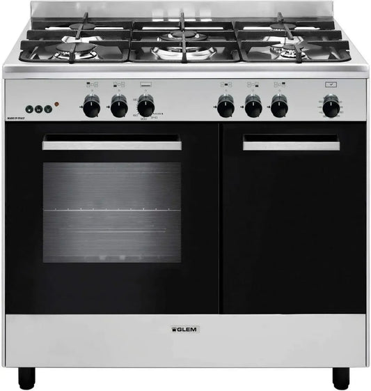 Cuisinière à Gaz Glem 90cm avec Catalyse - Modèle ALPHA GA96PCGIX
