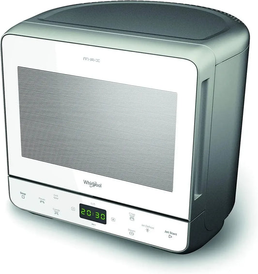 Micro-ondes Compact Whirlpool Max 39 WSL - 13L, Grill et Vapeur, Argenté